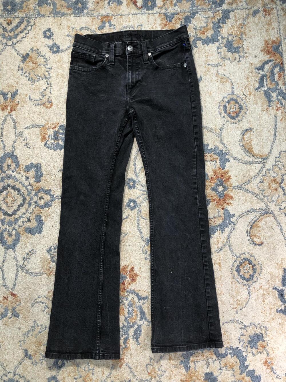 Cody James Jeans Mens 30x31 Black Charcoal Wash Bootcut Stretch Denim Pants